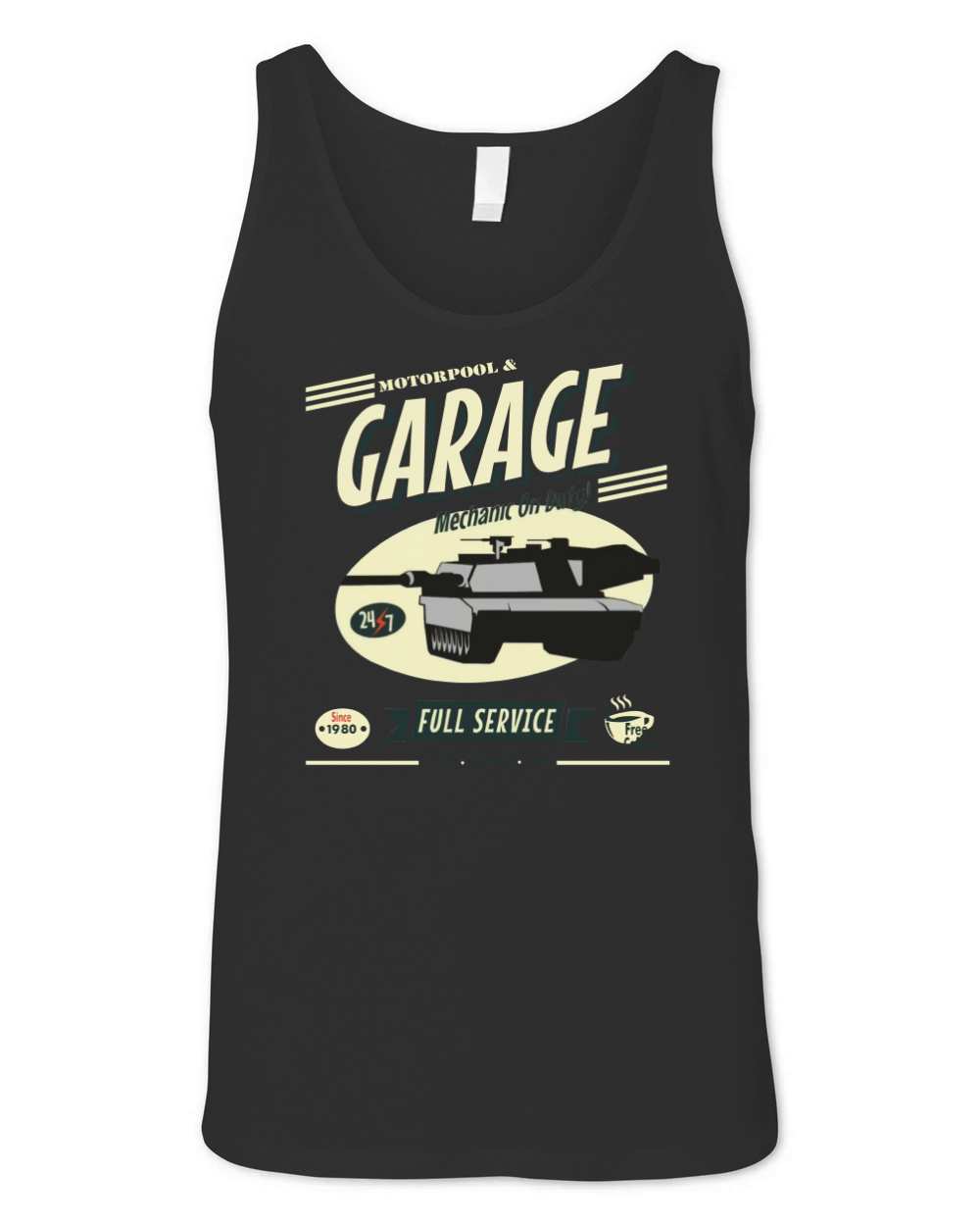 Vintage Tank Mechanic Unisex Jersey Tank