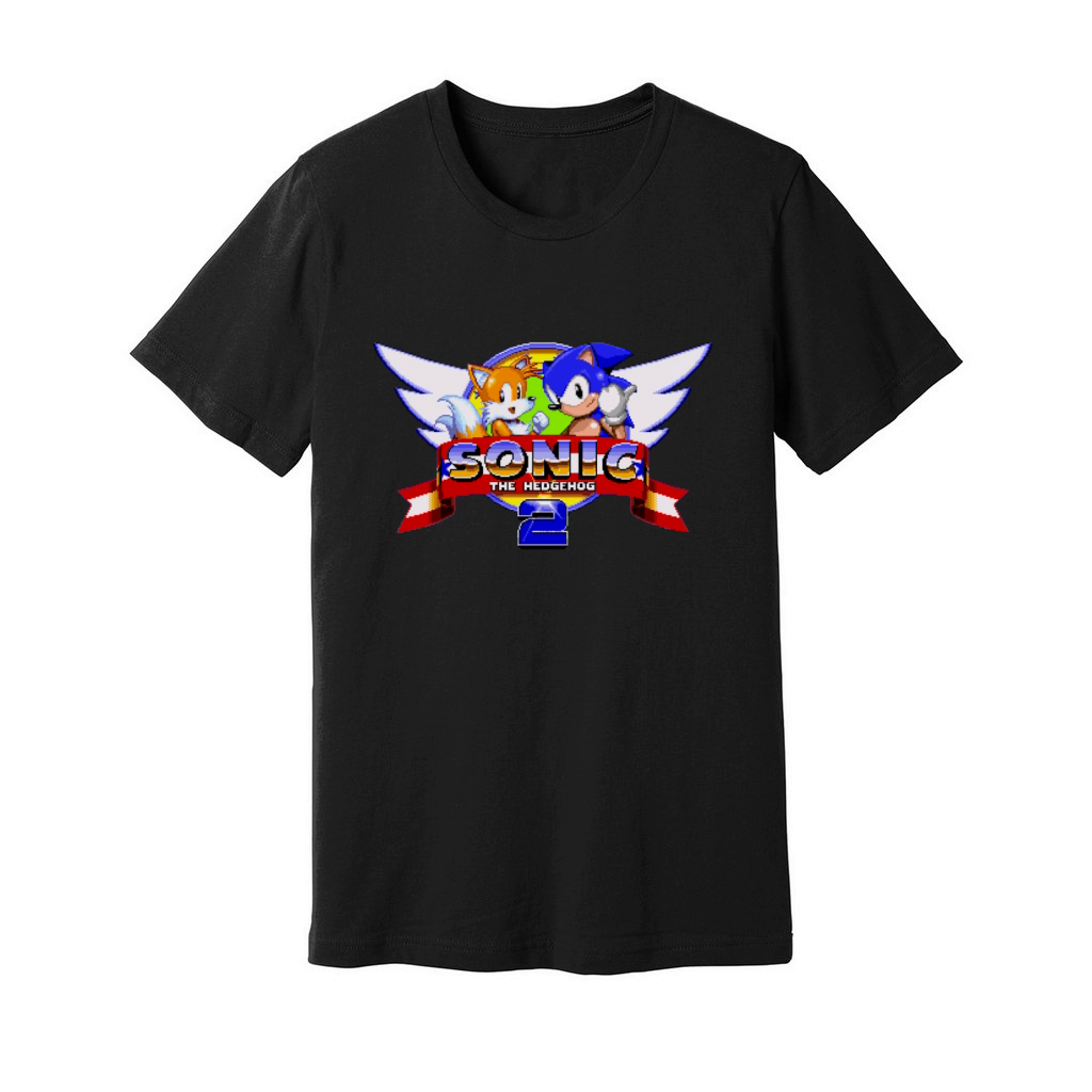 Sonic 2 Title Screen Unisex Jersey Tee