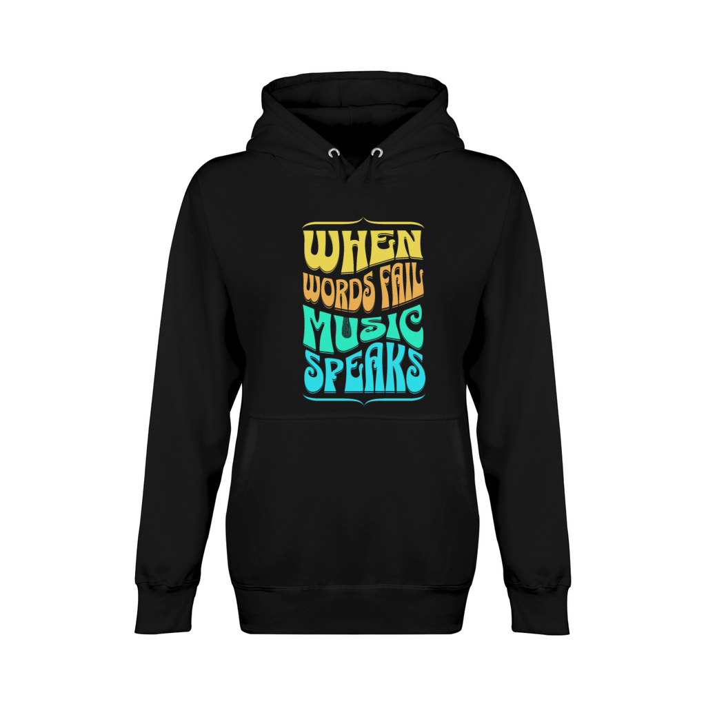 Music Speaks Unisex Premium Pullover Hoodie