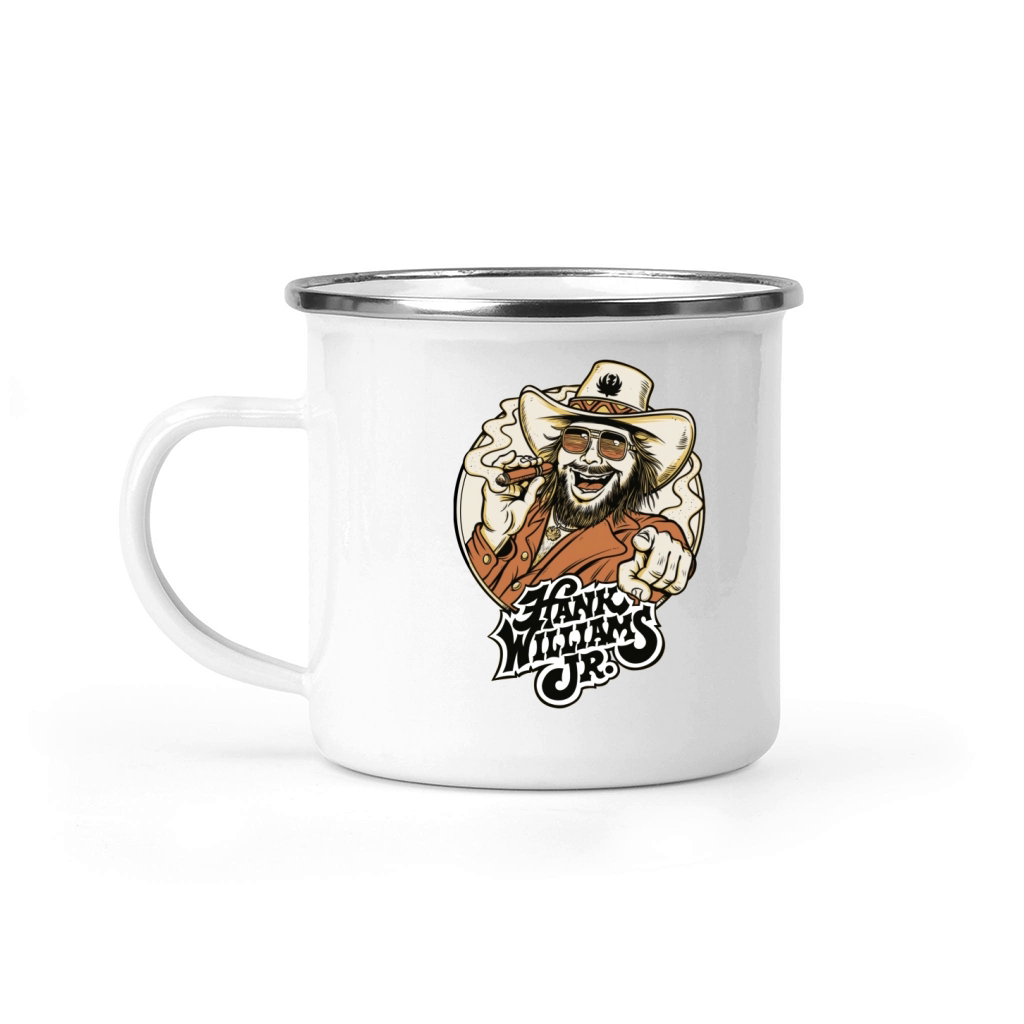 Hank Williams Jr Bocephus Camping Mug