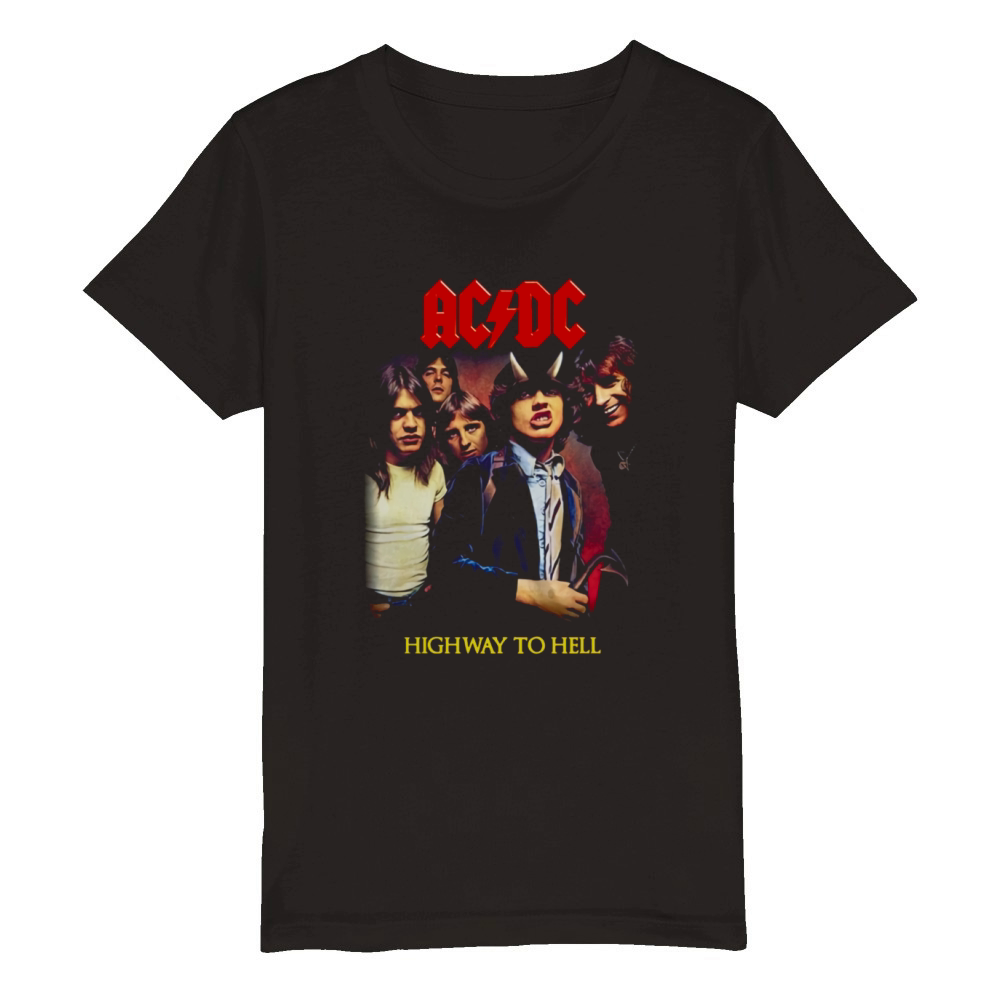One Way Ride Season Ticket ACDC Fans Organic Kids Crewneck T-shirt