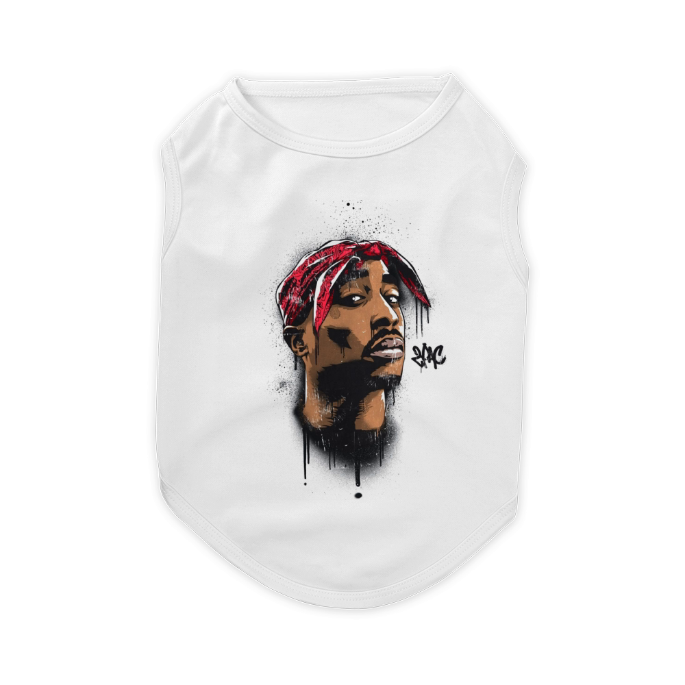 Cool 2PAC Tupac Shakur 3D Hip Hop Rapper  - Baby Onesie Pet T-Shirt
