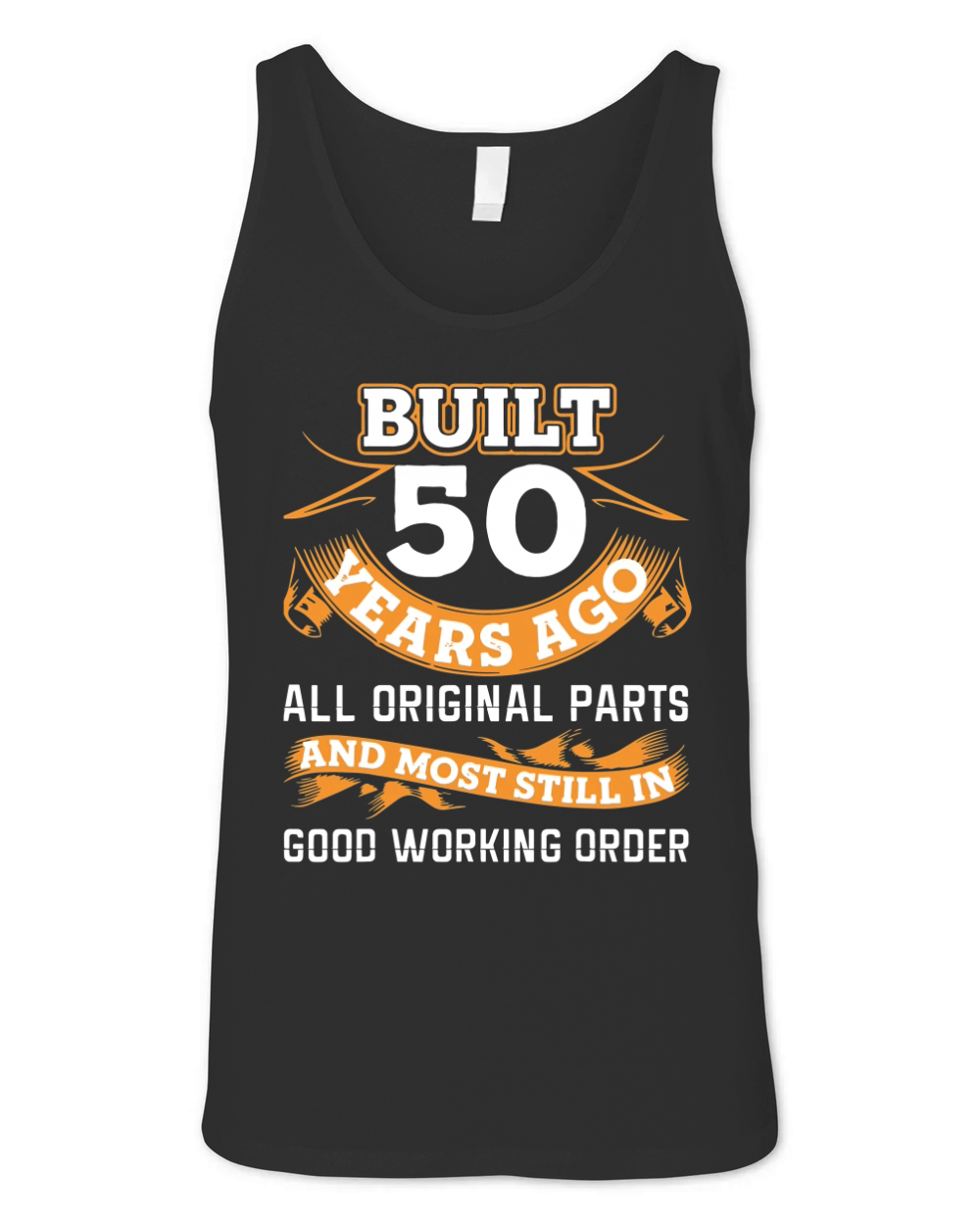Funny 50th Birthday 50 Years Old Gifts Unisex Jersey Tank