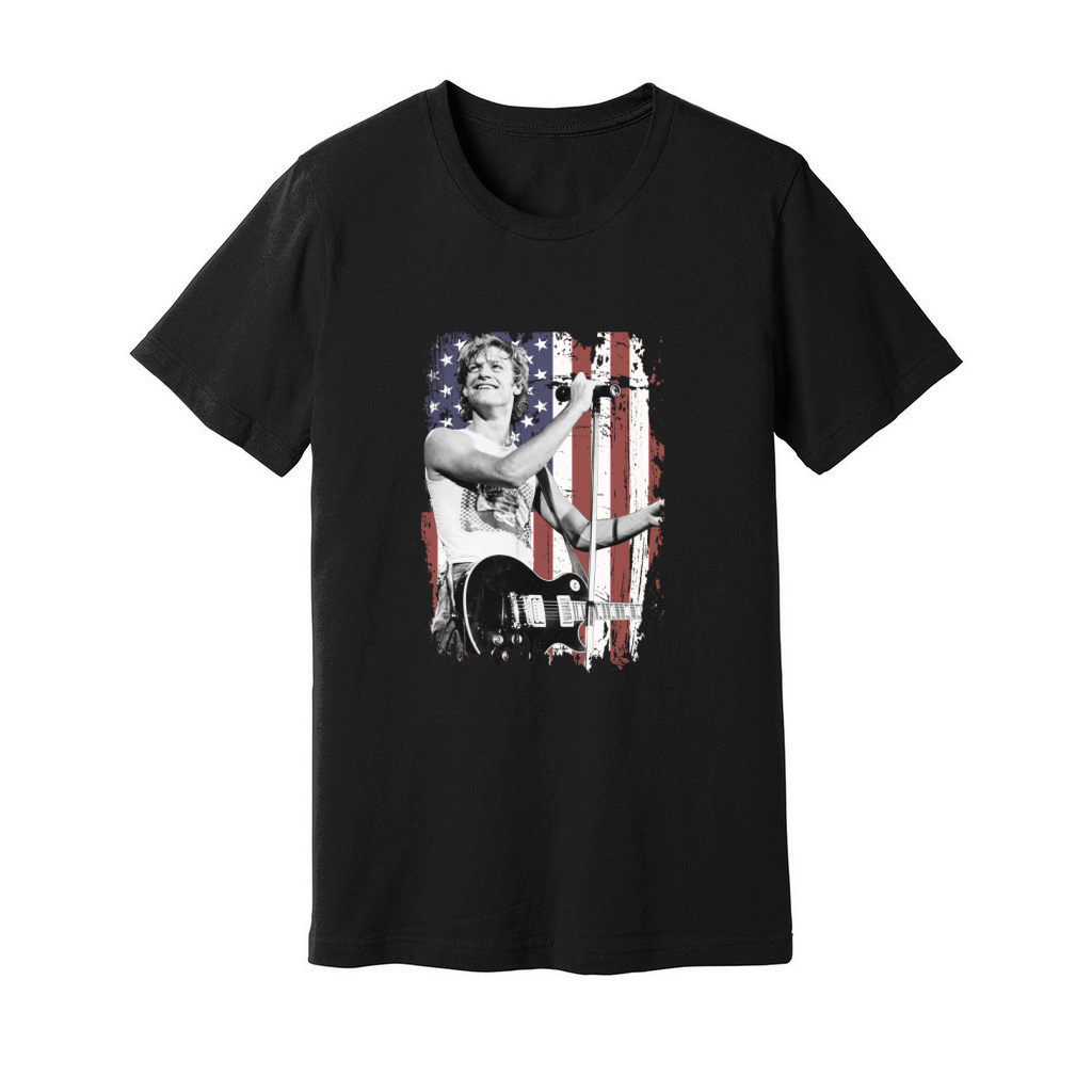 Bryan Adams American Flag Unisex Jersey Tee