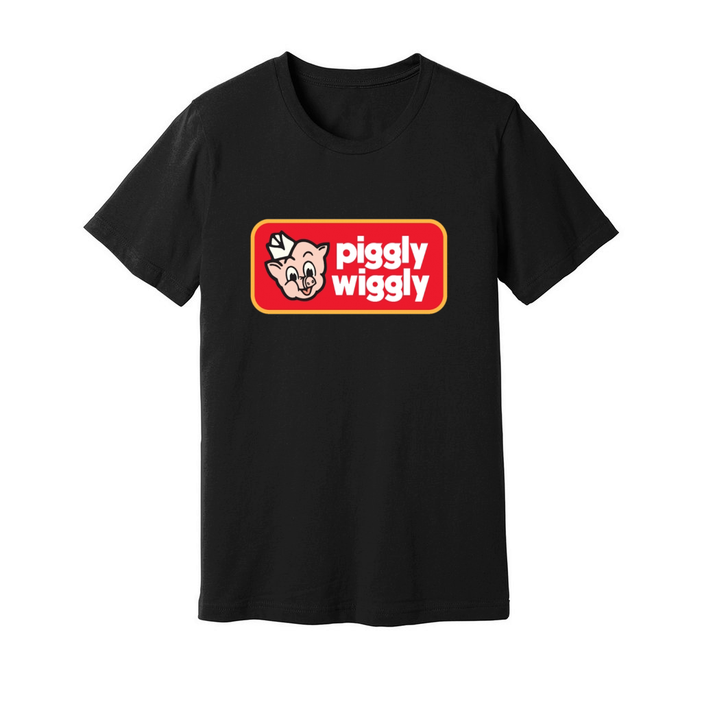 Cool Piggly Wiggly Logo Casual Unisex Jersey Tee