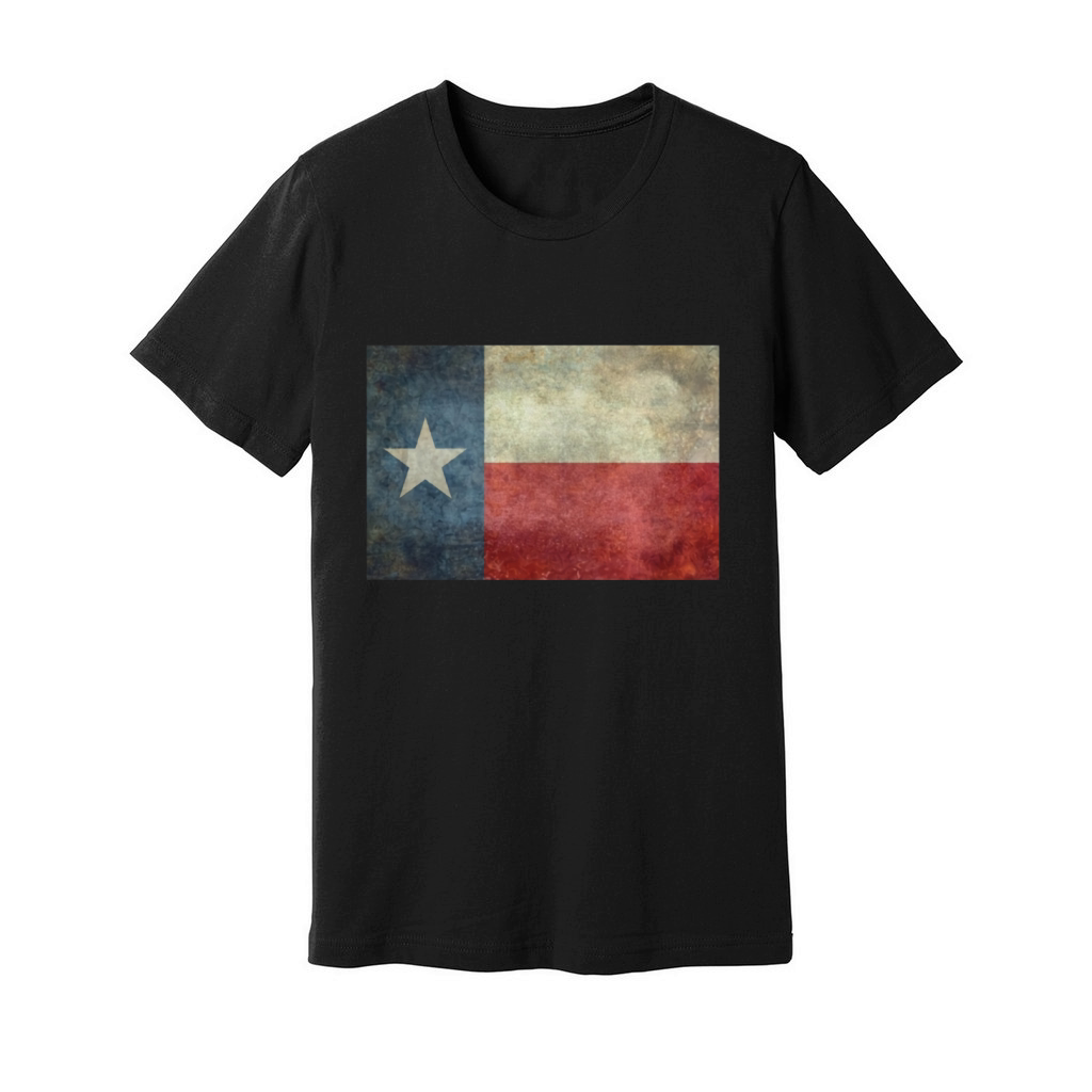 Texas flag Vintage retro Unisex Jersey Tee