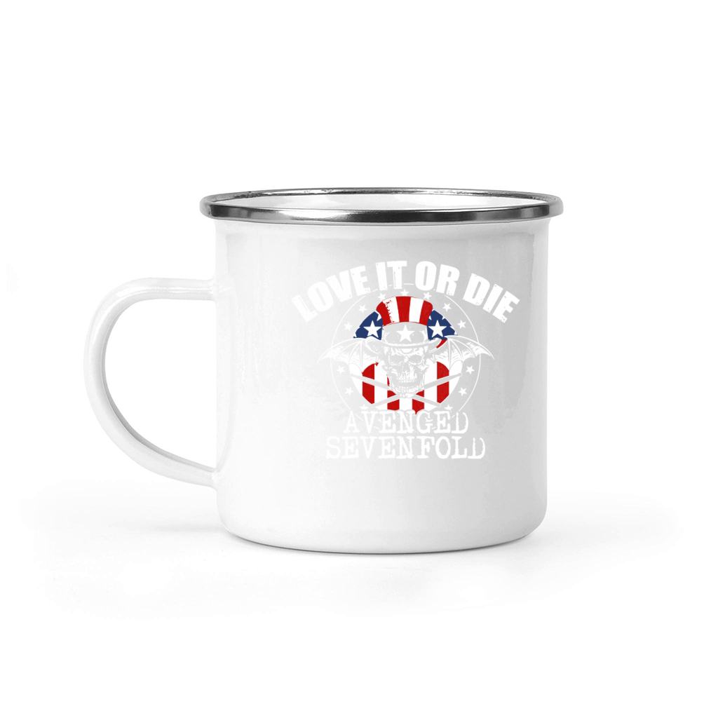 Avenged Sevenfold Love It Or Die - Unisex Long Sleeve Camping Mug