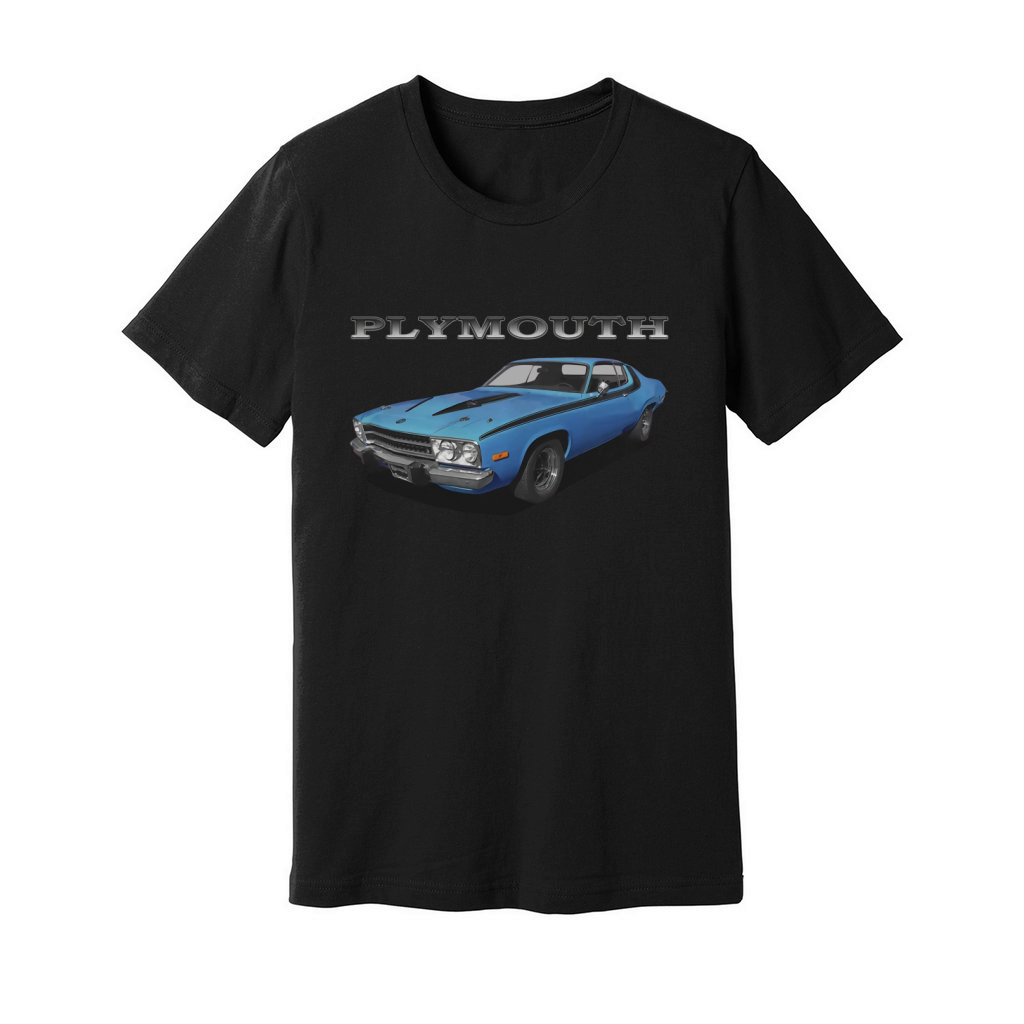 1973 Plymouth Road Runner Blue Unisex Jersey Tee