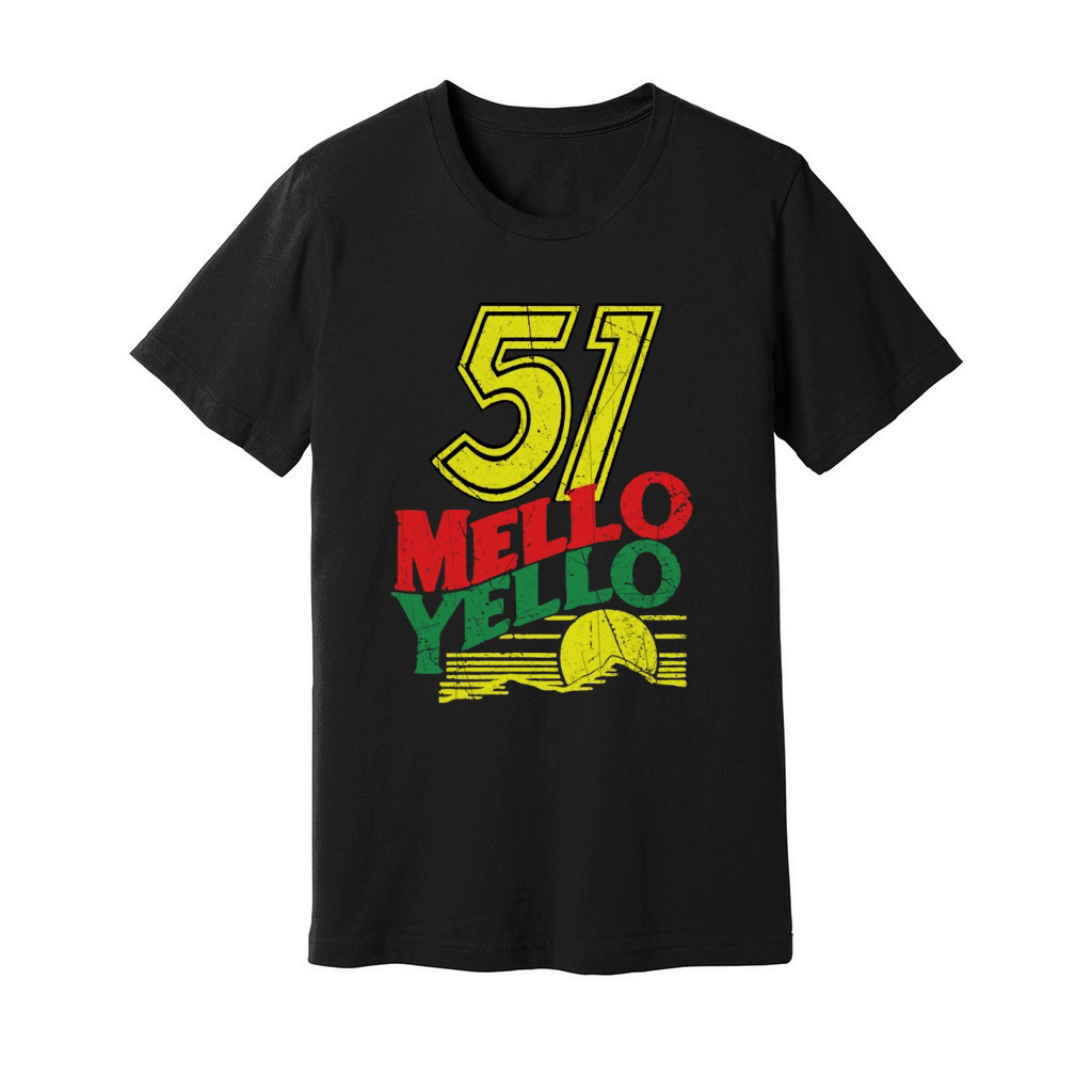 51 MELLO YELLO COLE TRICKLE DISTRESSED T-Shirt Unisex Jersey Tee