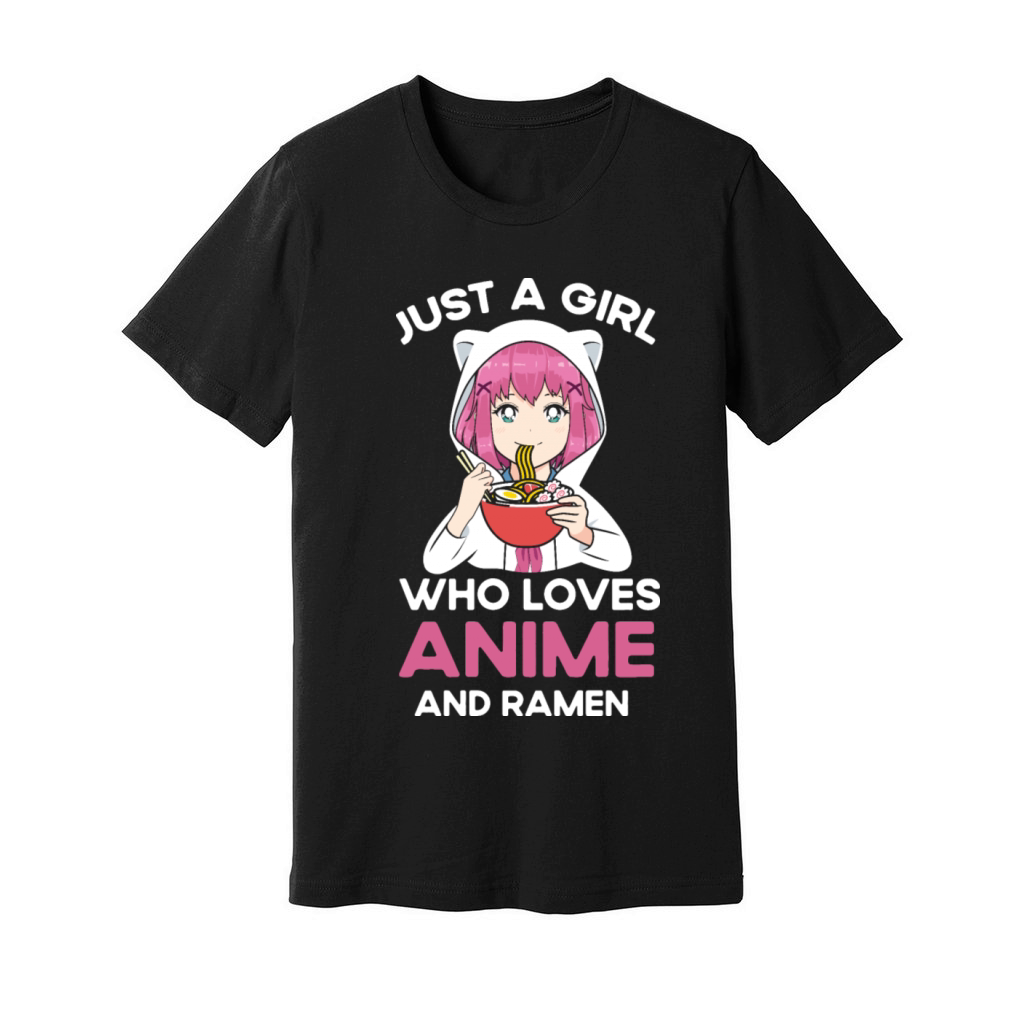 Anime Art For Girls Anime Merch Ramen Anime Funny Unisex Jersey Tee