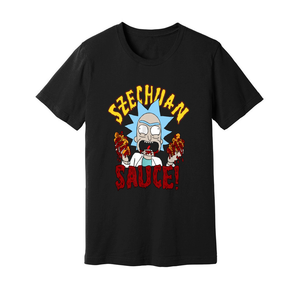 Rick &amp;amp; Morty Szechuan Sauce! Unisex Jersey Tee