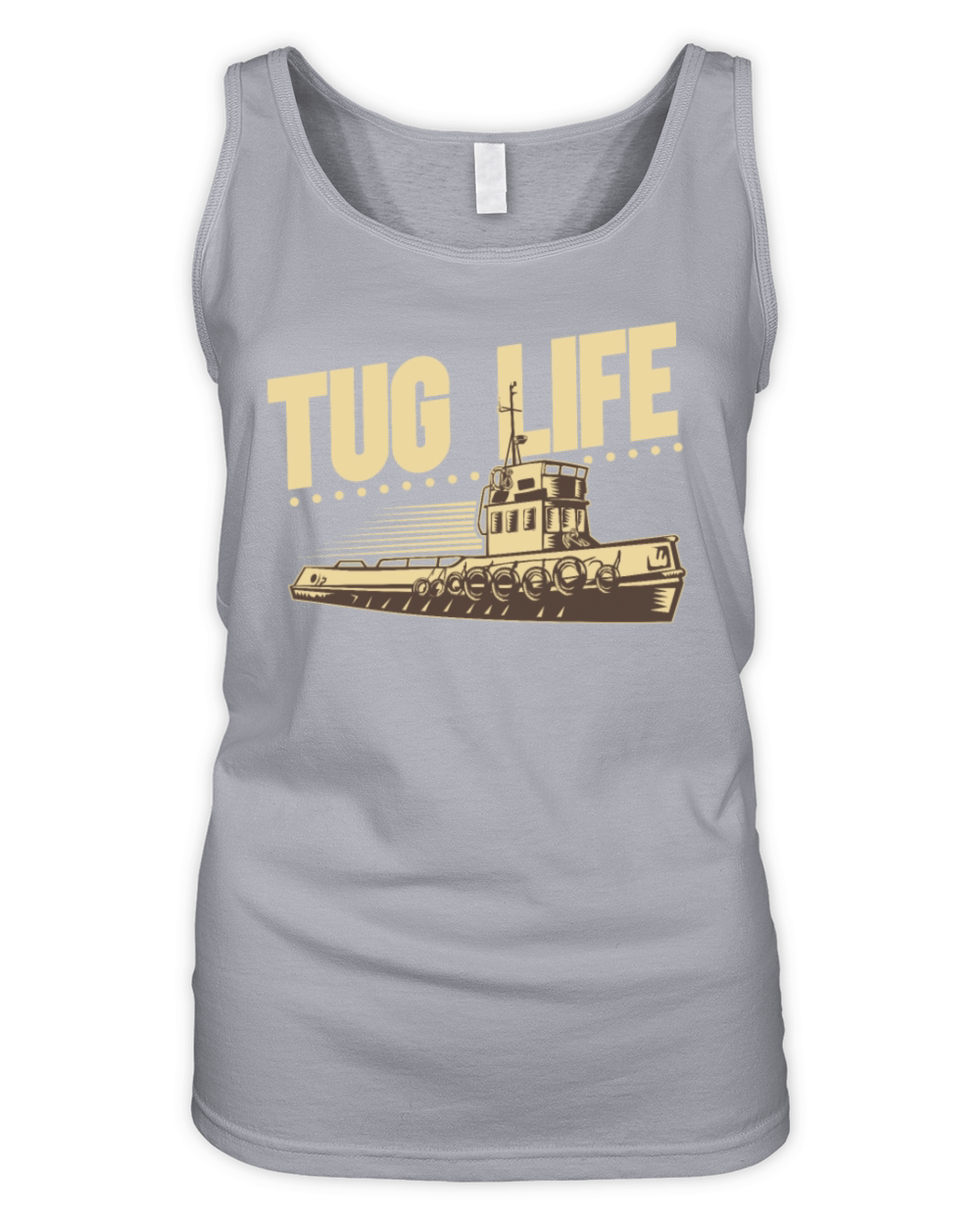 Tugboat Quote For A Tug Captain Tug Life Organic Women's Tank Top