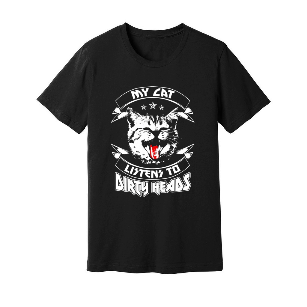 Rock Cat Dirty Heads Shirt Rock Cat Dirty Heads Tee Unisex Jersey Tee