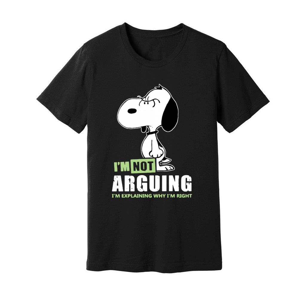 Snoopy Arguing Unisex Jersey Tee