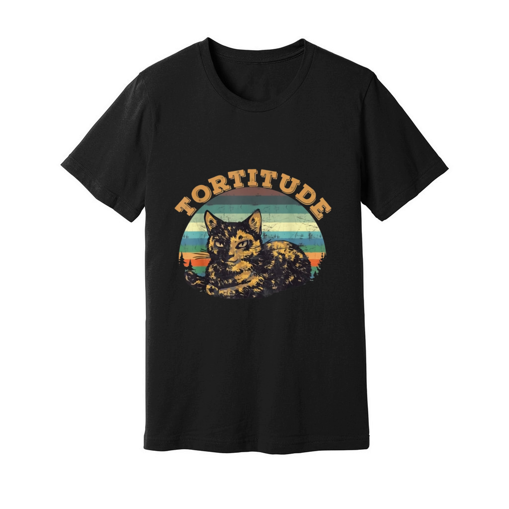 Tortitude cat torties are tortoiseshell kitty Unisex Jersey Tee
