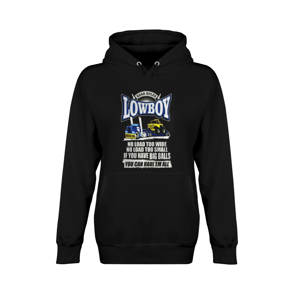 TRUCK DRIVER LOWBOY ROAD RULES  Tshirts Unisex Premium Pullover Hoodie