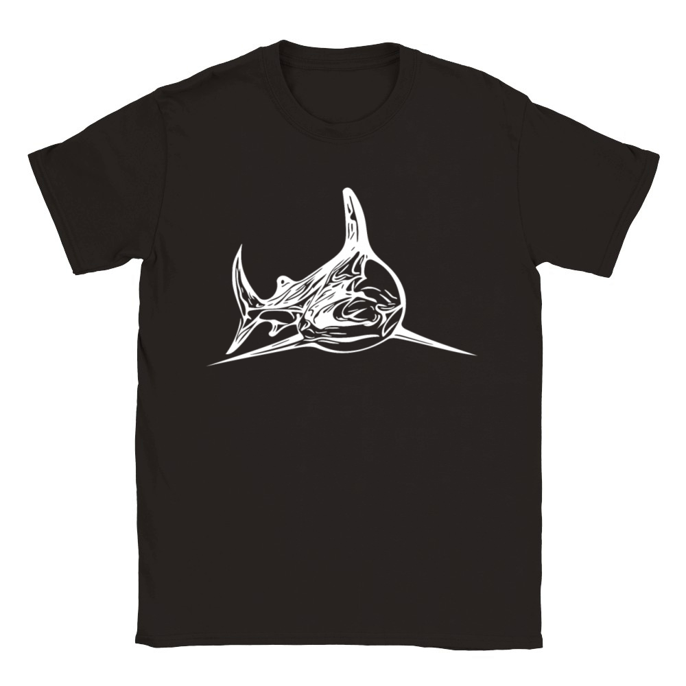 Elegant Vintage Tiger Shark Classic Kids Crewneck T-shirt