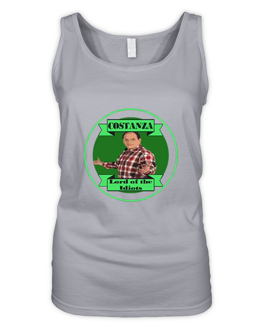 Lord of The Idiots George Costanza Organic Women's Tank Top