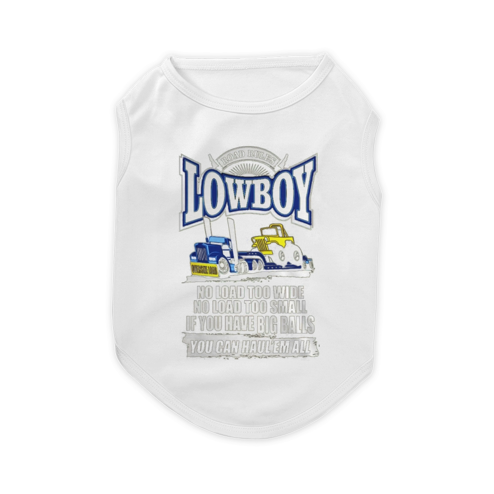 TRUCK DRIVER LOWBOY ROAD RULES  Tshirts Pet T-Shirt