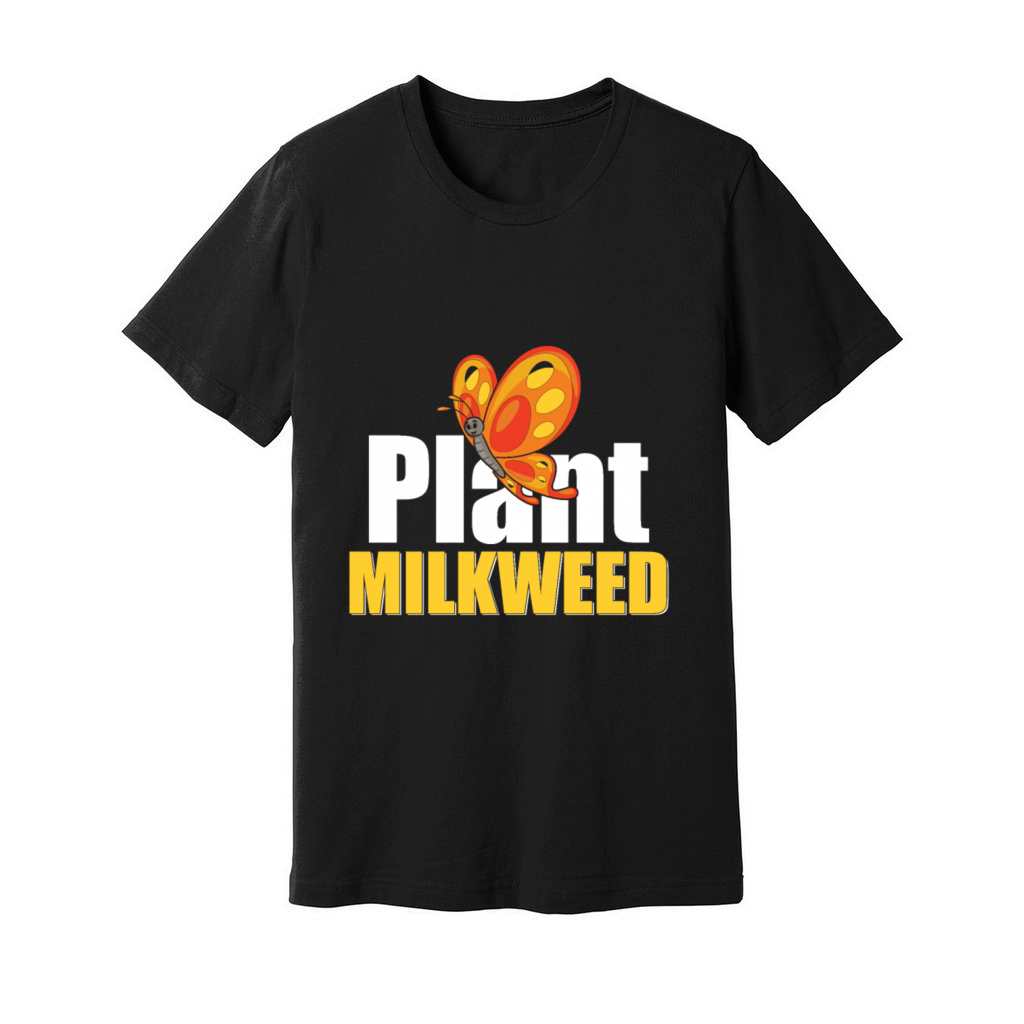 Plant Milkweed Butterfly Lepidopterist Unisex Jersey Tee