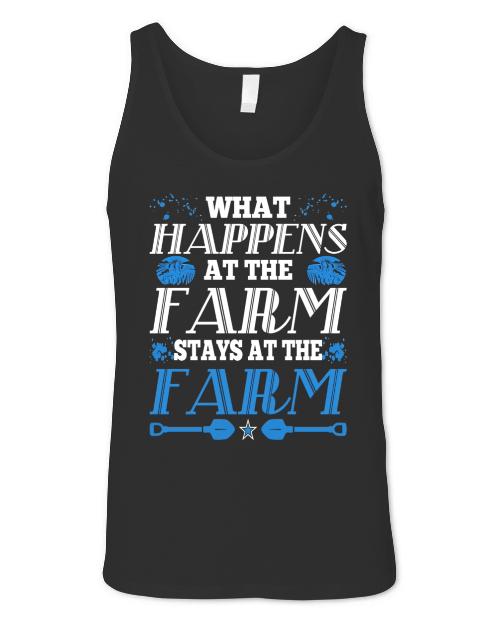What Happens At The Farm Stays At Farm Tshirt Unisex Jersey Tank