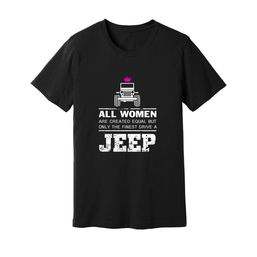 ALL WOMAN JEEP SHIRT Unisex Jersey Tee