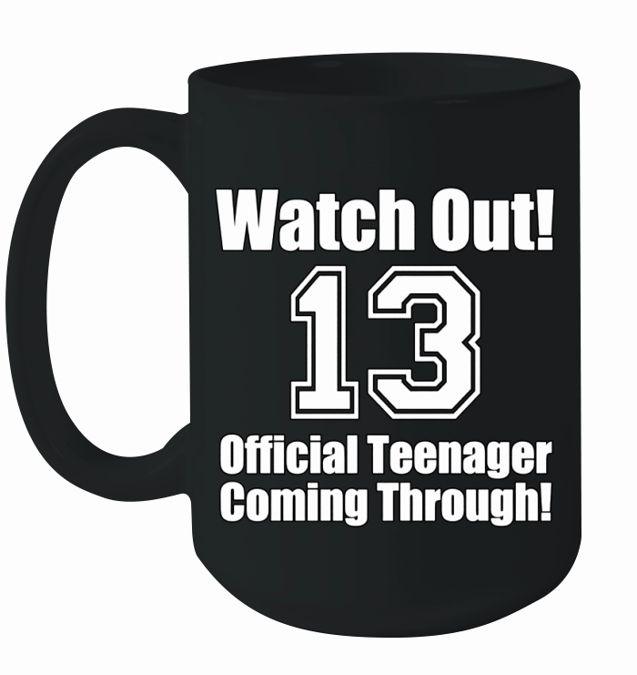 13th Birthday Official Teenager 13 Year Old TShirt Birthday Ceramic Mug