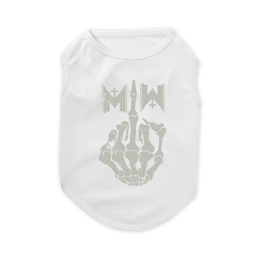 Motionless In White Men s Middle Finger T-Shirt Pet T-Shirt