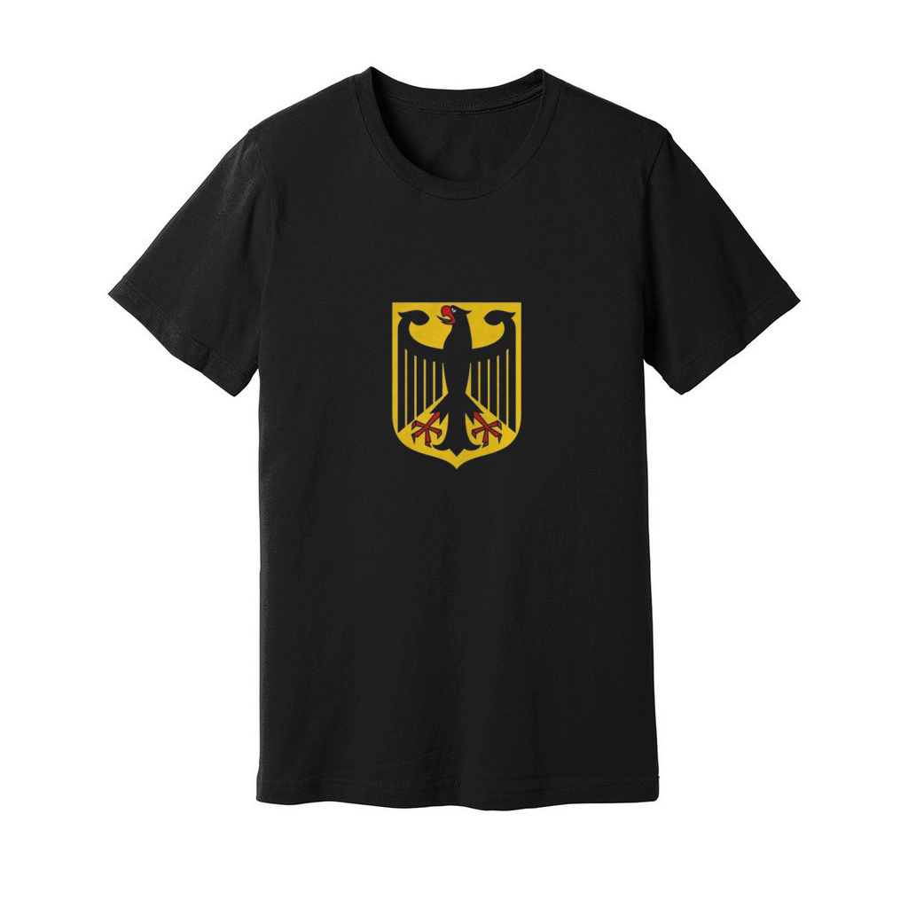 German Eagle Bundesadler Coat Of Arms T Shirt LIMTED EDITION Unisex Jersey Tee