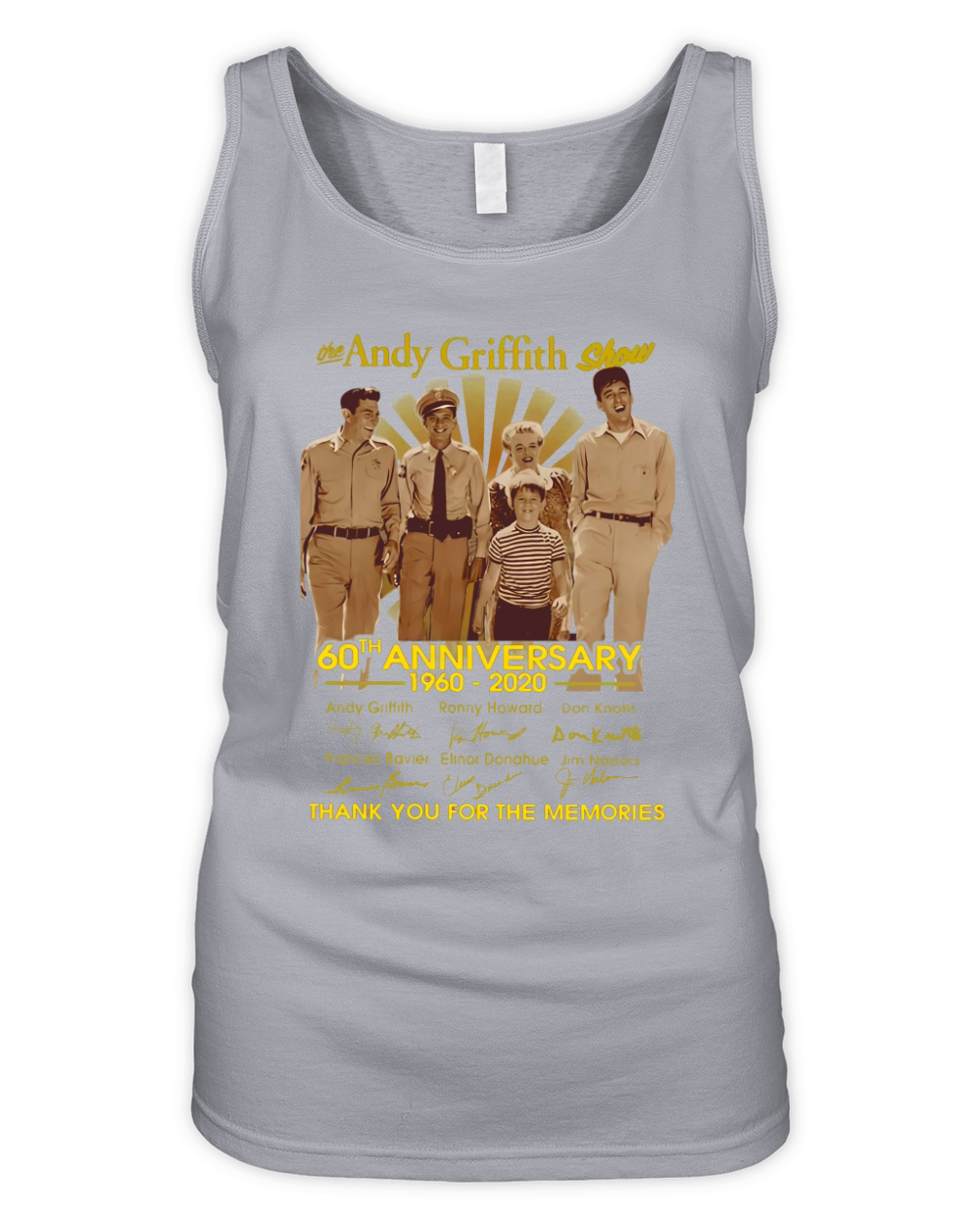 The Andy Griffith show 60th Anniversary 1960 2020 signature Organic Women's Tank Top