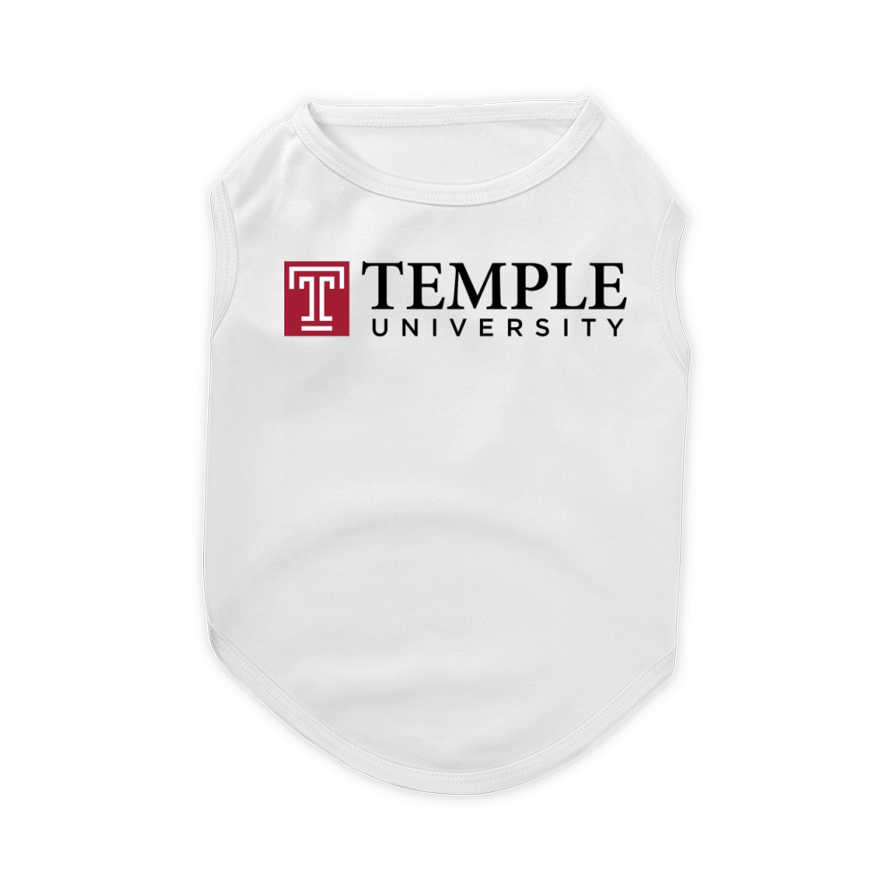 Simple Logo Temple University 2020 Pet T-Shirt
