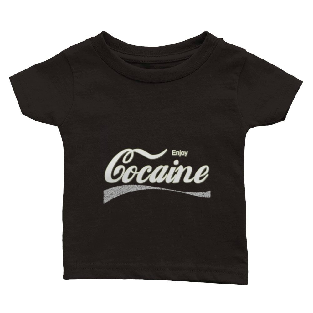 Enjoy Cocaine! Classic Baby Crewneck T-shirt