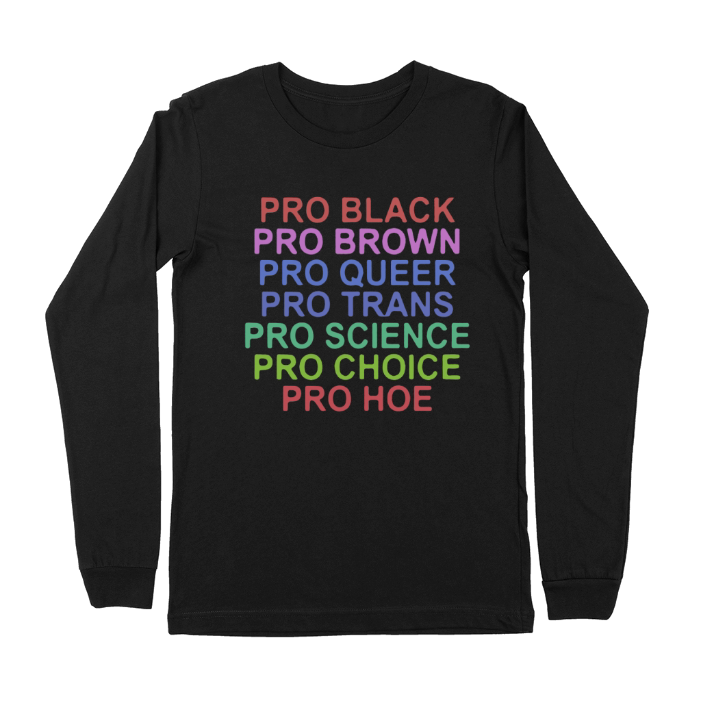 Lgbt Pro Black Pro Brown Pro Queer Pro Trans Pro Science Pro Choice Premium Long Sleeve