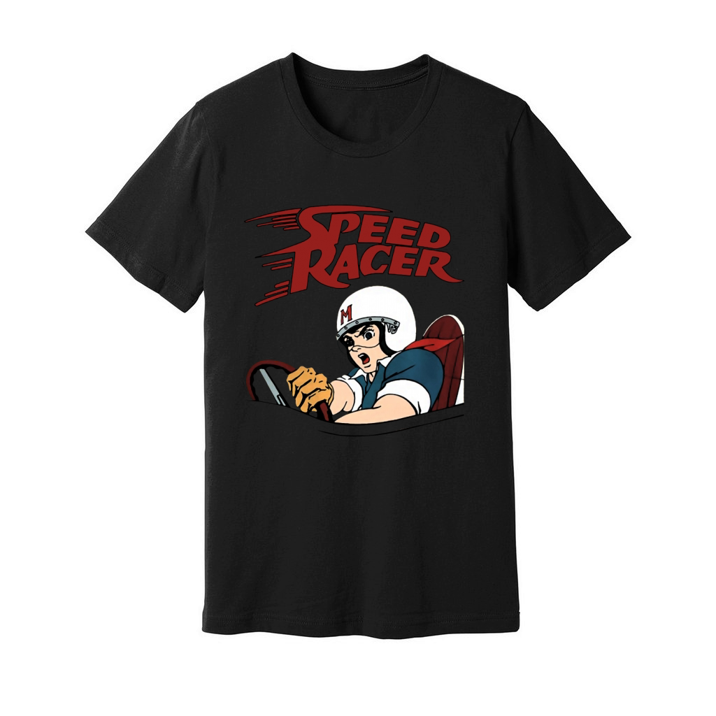Speed Racer Vintage Retro Car Racing Unisex Jersey Tee