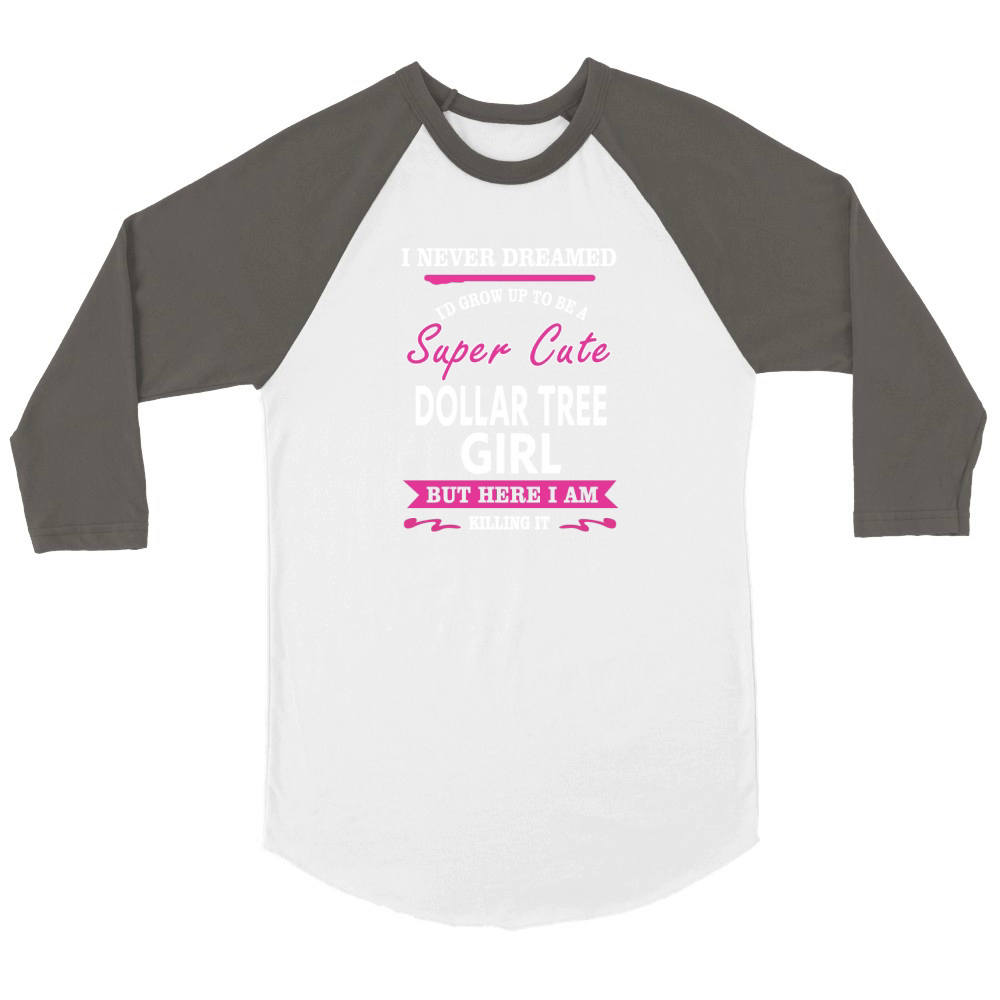 Dollar Tree Unisex ¾ sleeve Raglan T-shirt