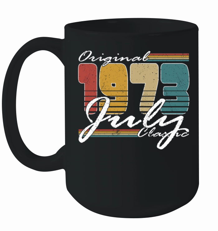 50th birthday july 1973 original 1973 Ceramic Mug