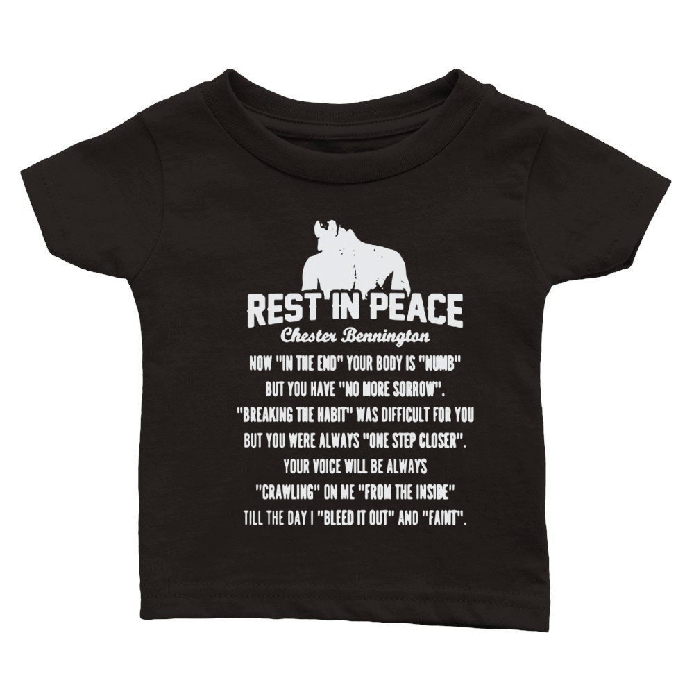 RIP CHESTER BENNINGTON 2017 Classic Baby Crewneck T-shirt