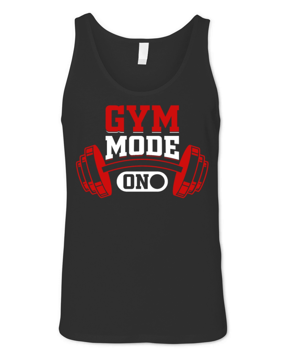 Gym Mode On Bodybuilding Gym Bodybuilder Fitness W Unisex Jersey Tank
