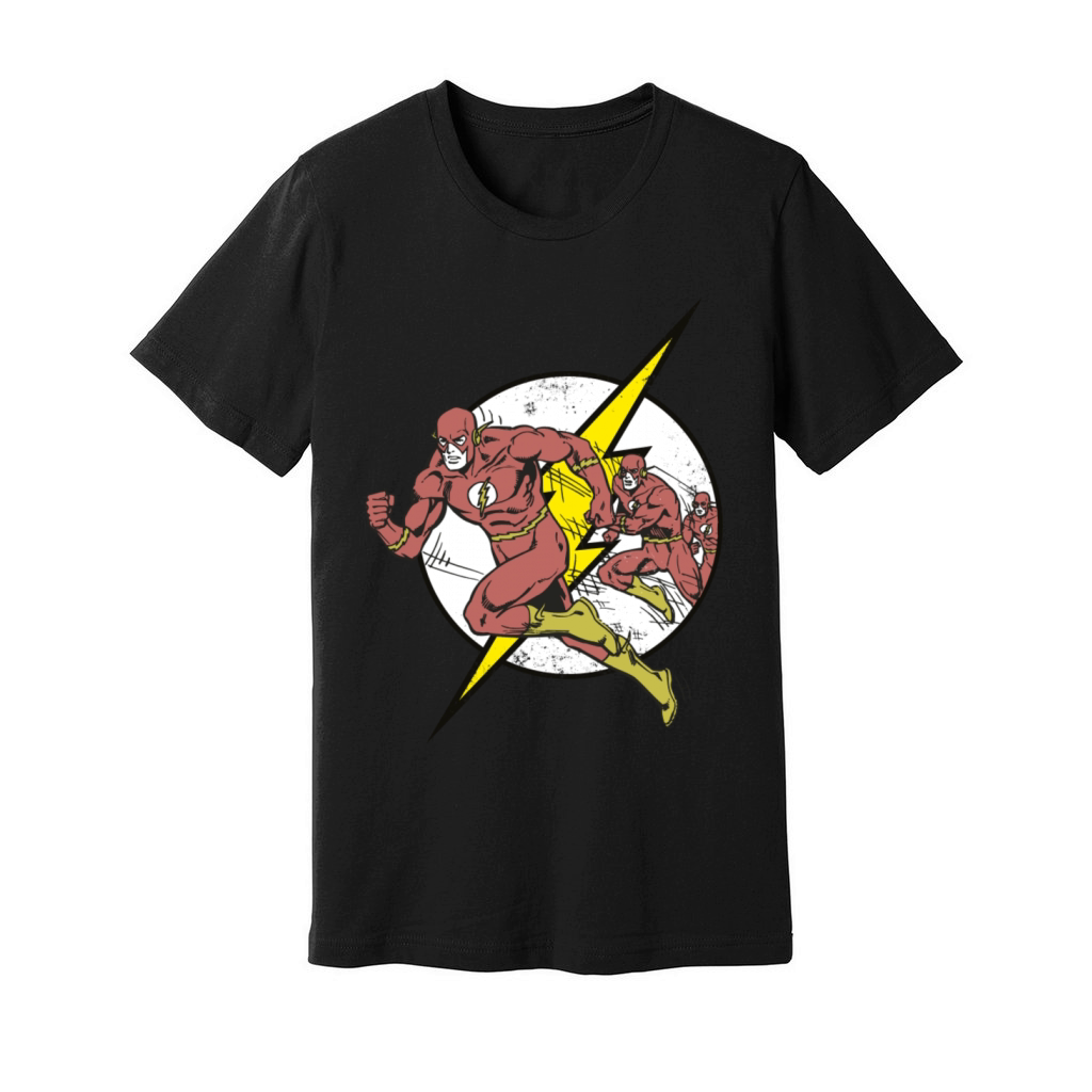 DC Comics Originals The Flash Running Unisex Jersey Tee