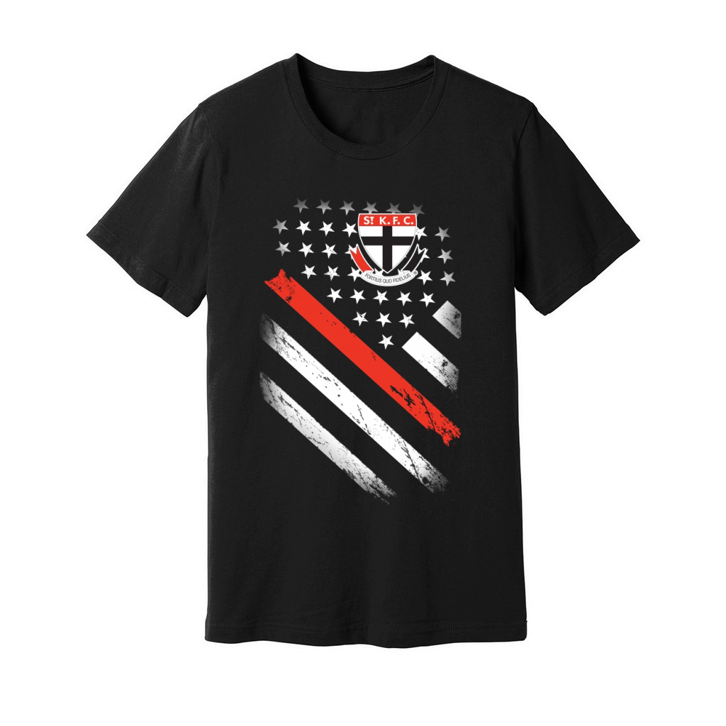 St Kilda  flag Unisex Jersey Tee
