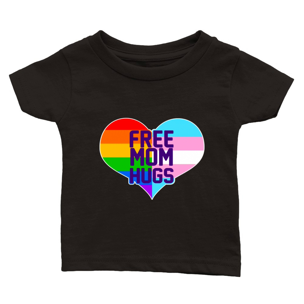Free Mom Hugs LGBT Support Classic Baby Crewneck T-shirt