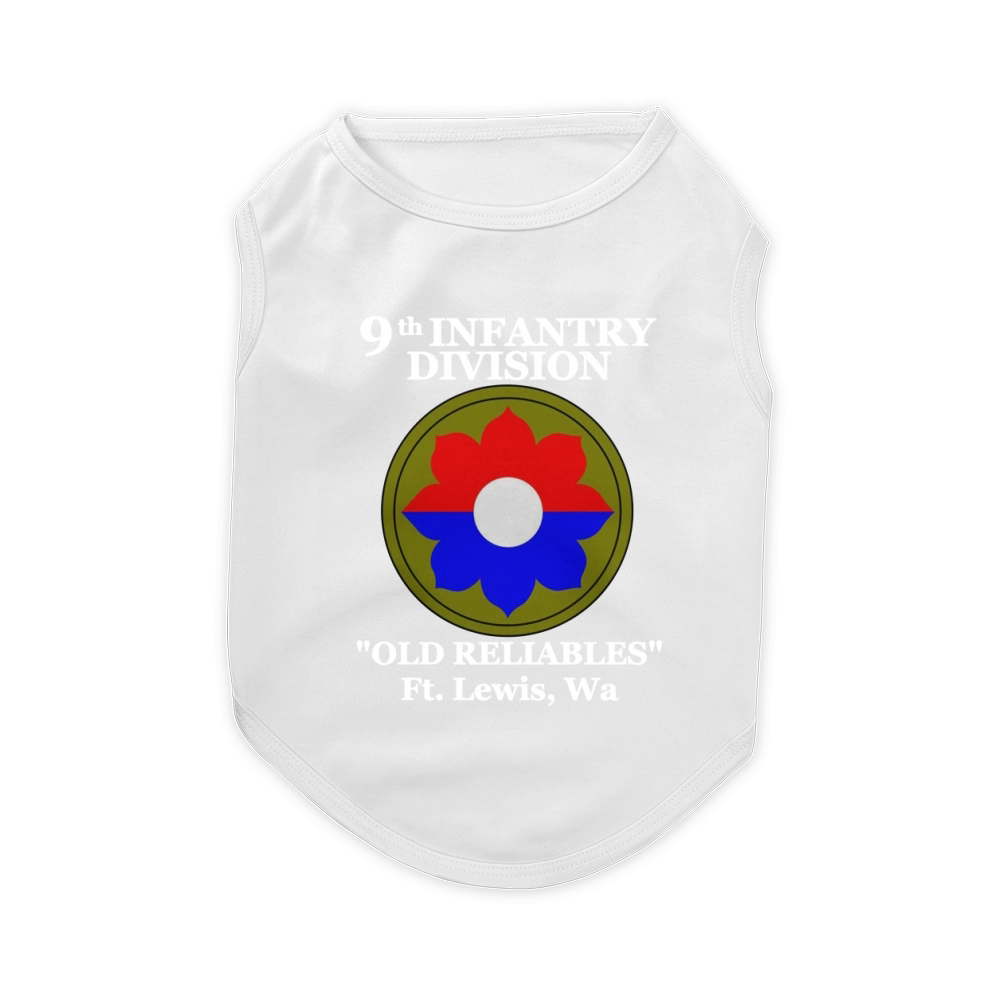9th Infantry Division - &amp;amp;quot;Old Reliables&amp;amp;quot; U.S. Army T-Shirt Pet T-Shirt