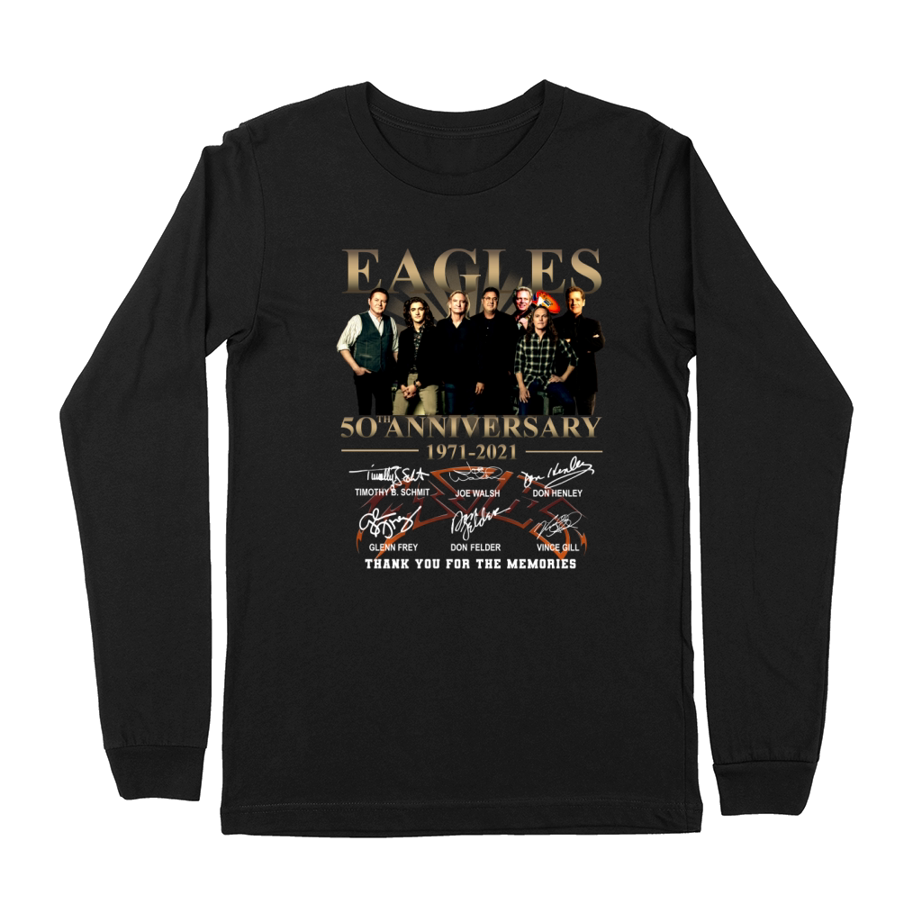 Eagles 50th anniversary thank you for the memories Premium Long Sleeve