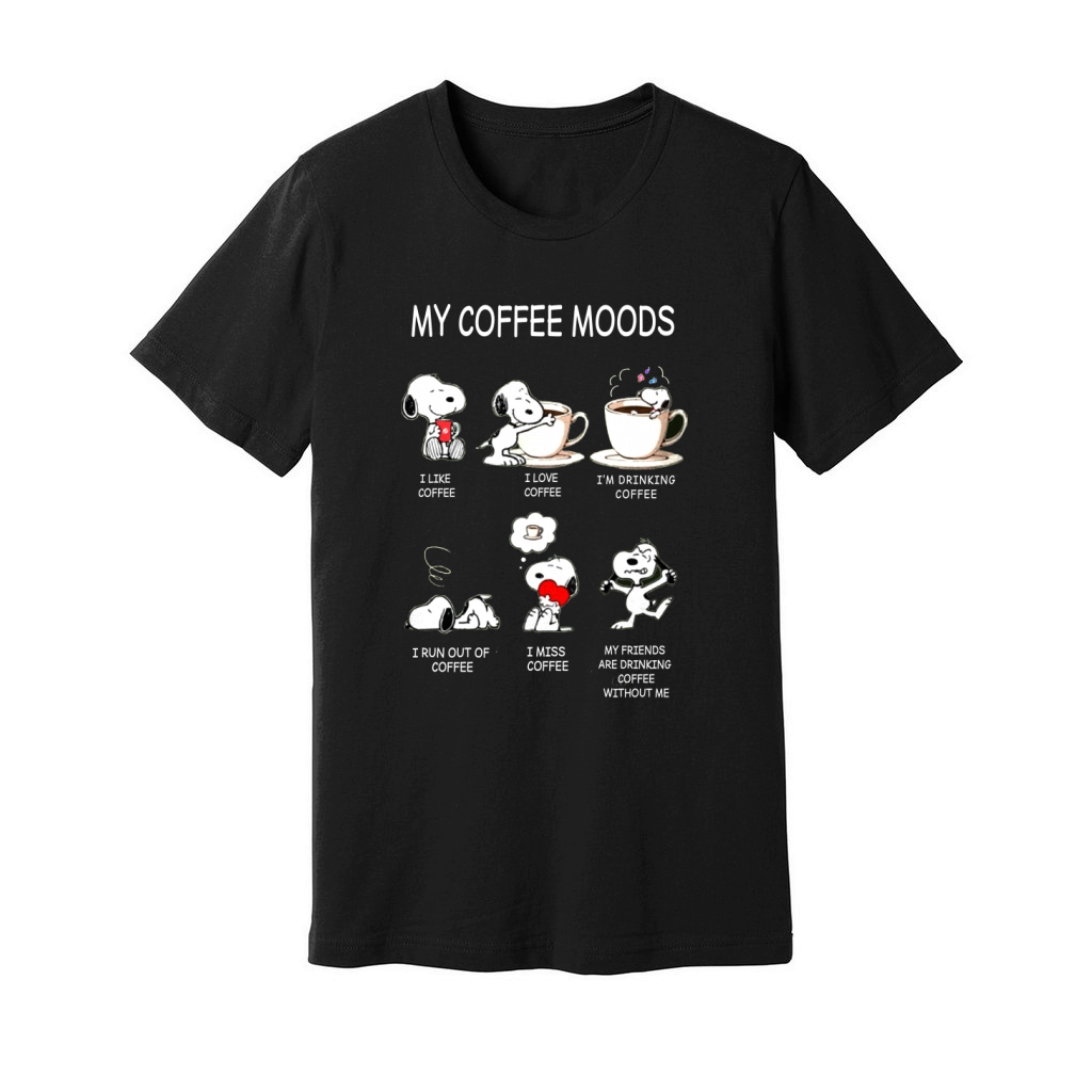 Snoopy Kaffee Unisex Jersey Tee