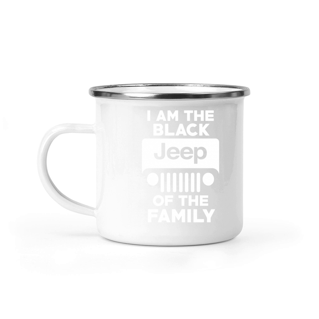 Black Jeep  of the family Camping Mug