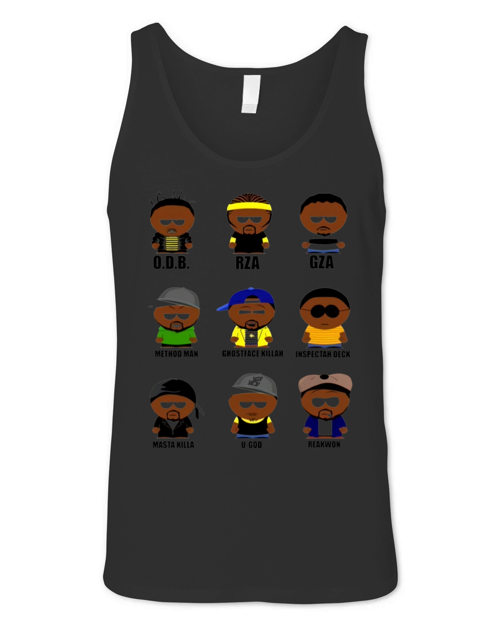 Wu Tang Clan Camiseta Modelo Unisex Jersey Tank