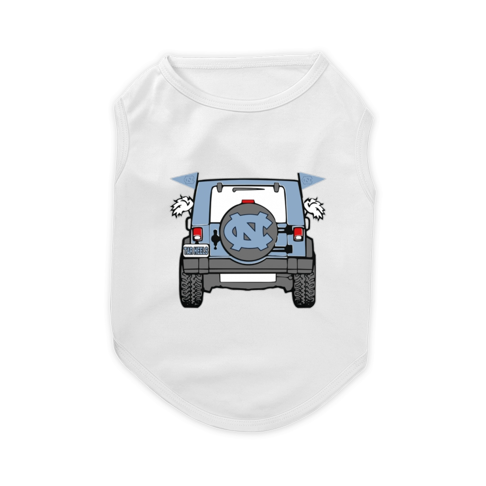 Jeep Sport North Carolina Tar Heels Pet T-Shirt