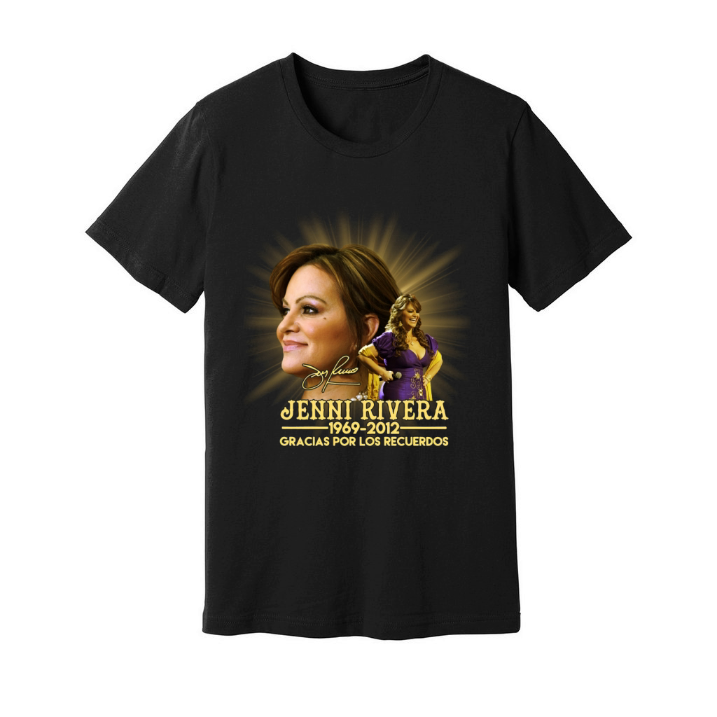 Jenni Rivera 1969 2012 Gracias Por Los Recuerdos signature Unisex Jersey Tee