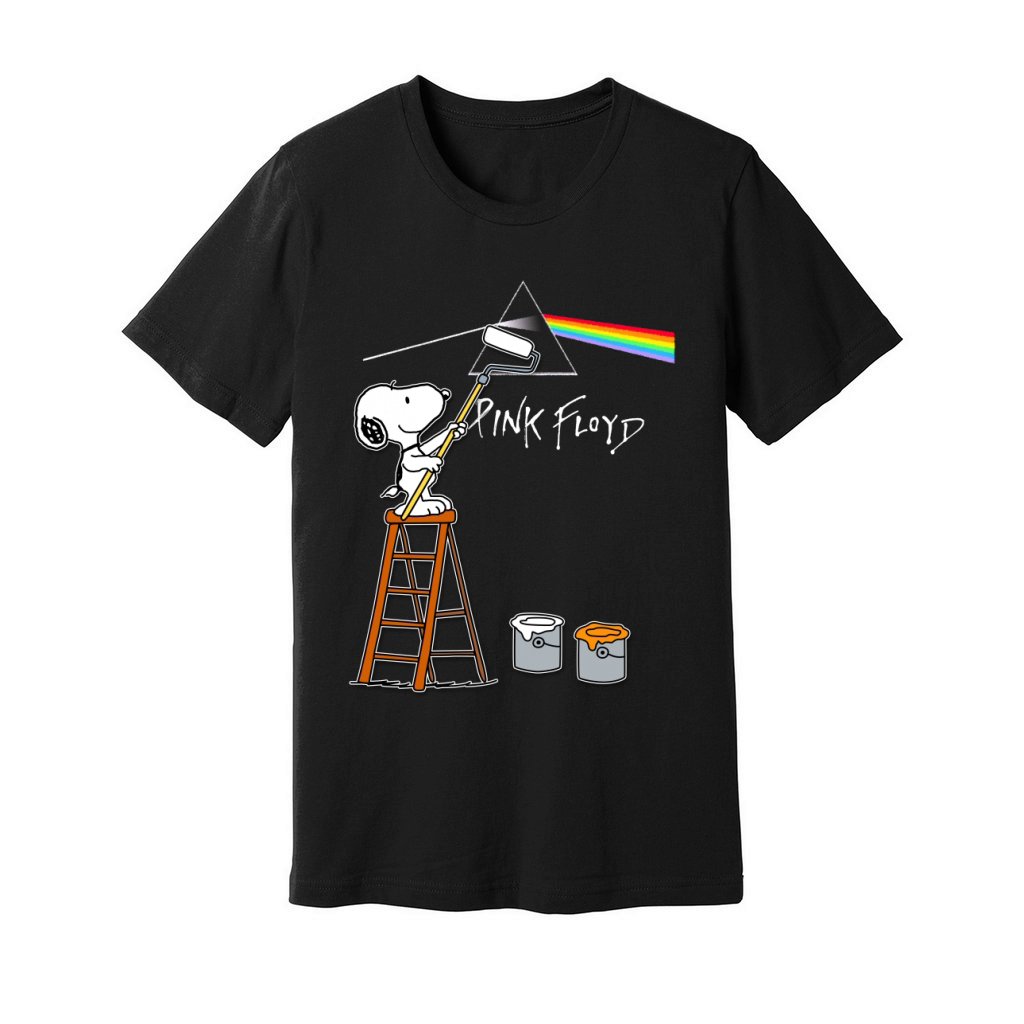 Snoopy's Painting The picture- Pink Floyd Unisex Jersey Tee