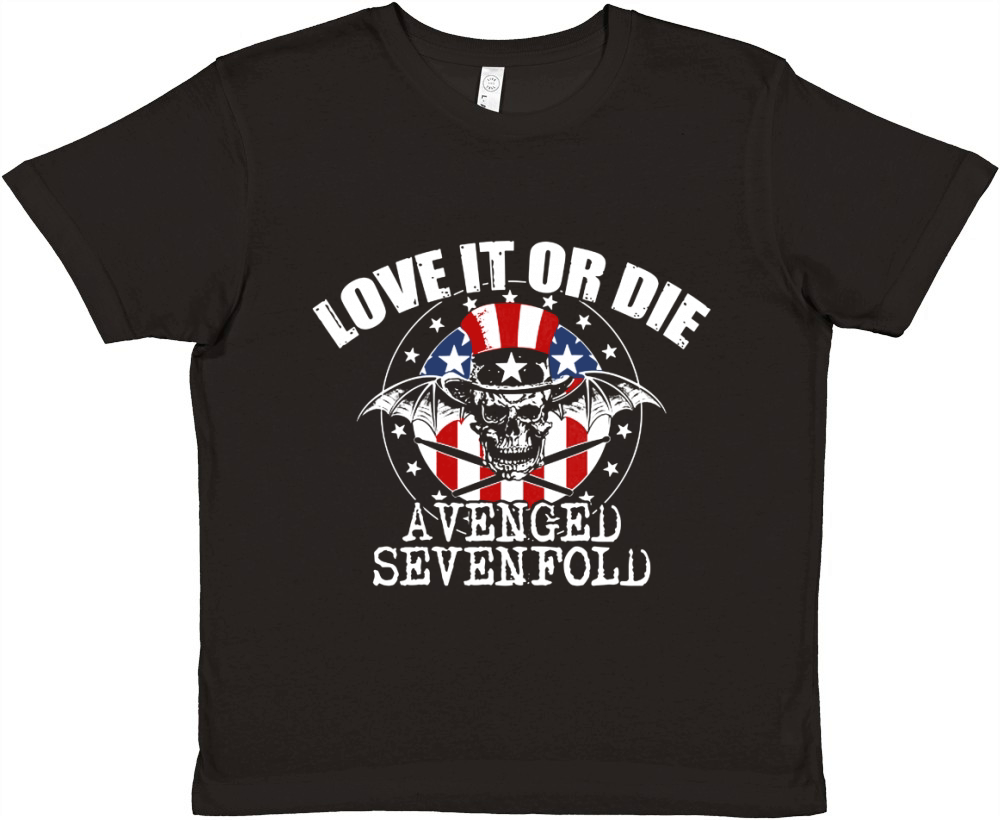 Avenged Sevenfold Love It Or Die - Unisex Long Sleeve Premium Kids Crewneck T-shirt